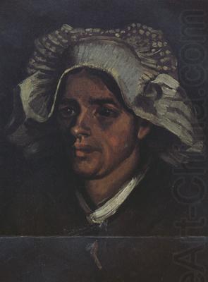 Head of a Peasant Woman with White Cap (nn04), Vincent Van Gogh